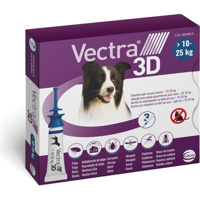 Vectra 3D Spot-On L pro psy 25-40 kg 3 x 4,7 ml