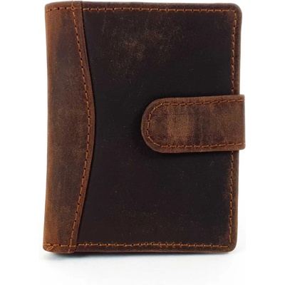 Кафяв кожен визитник