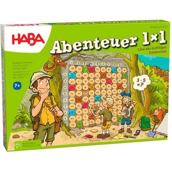HABA Детска настолна игра Приключенско умножение 1x1 от 7 години (1303717001)