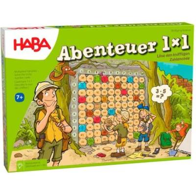 HABA Детска настолна игра Приключенско умножение 1x1 от 7 години (1303717001)