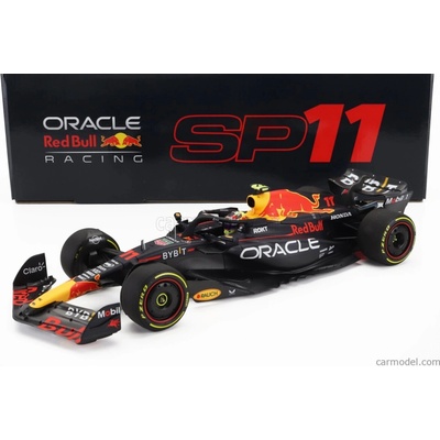 Minichamps Red bull F1 Rb19 Team Oracle Red Bull Racing N 11 Abu Dhabi Gp 2023 Sergio Perez Matt modrá 1:18