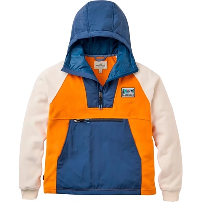 Passenger Дамски поларен пуловер Passenger Women's Alexander 3.0 Recycled Hooded Polar Fleece Fleece jacket - Sunrise Orange (105-7254-0414)