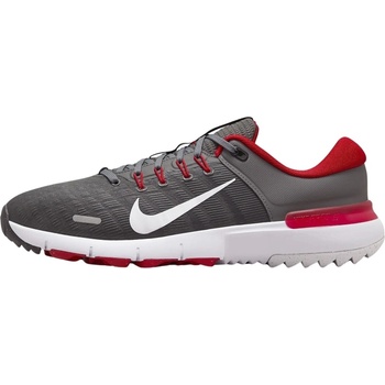 Nike Free Unisex Grey/University Red/Smoke Grey/White 42, 5 Мъжки голф обувки (FN0332-002-9)