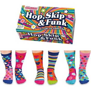United Odd Socks Veselé ponožky Hop, Skip & Funk