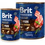 Brit Premium by Nature Pork with Trachea - консервирана храна за кучета със свинско и трахея 0.800 кг