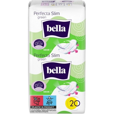 Bella Perfecta Hygienické vložky Slim Green 20 ks