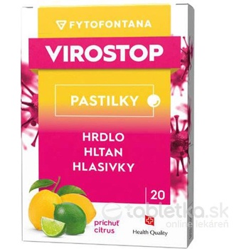 Fytofontana Virostop pastilky citrus 20 ks