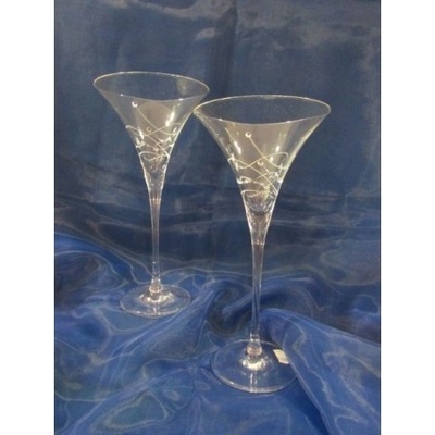 KAMENSKY GLASS Skleničky na martini Kamensky 2ks dekor 1063 190ml