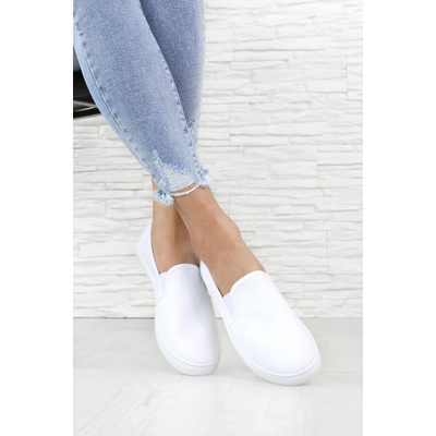 Prety slip on 11018-8WH bílé – Zboží Dáma