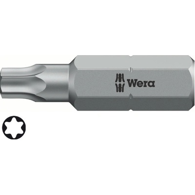 Wera Wera 066486 Bit TX 15 – 867/1 Z. Šroubovací bit 1/4 Hex, 25 mm, pro šrouby s vnitřním TORX