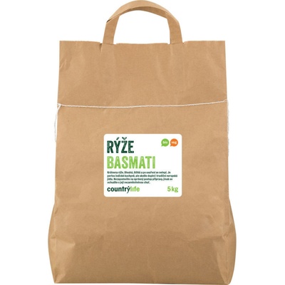 Country Life Bio Ryža basmati 5 kg