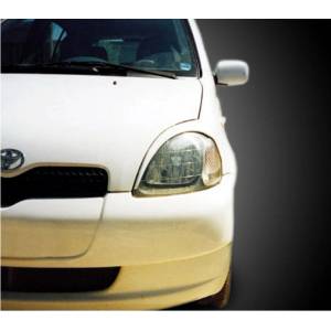  Вежди за фаровете за Toyota Yaris (1999-2005) - черни