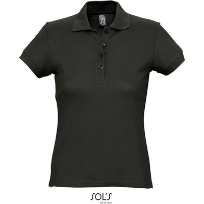 Sol's Collection Passion piqué krátký rukáv pánská COT25133800201-black