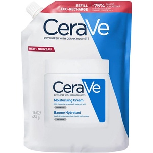 CeraVe Хидратиращ крем за лице и тяло, пълнител, 454 g - baby