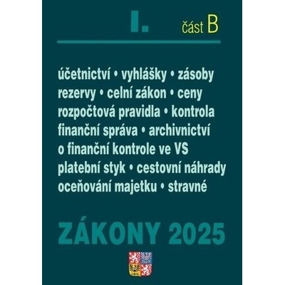 Zákony I. B / 2025 - Účetní zákony - Poradce s.r.o.