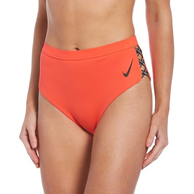 Nike Swim Sneakerkini High Waist Cheeky Bottom - Brigt Crimson