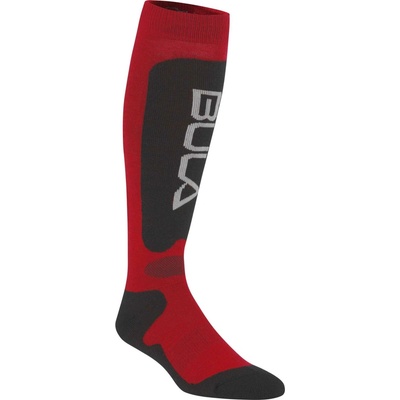 Bula BRAND SKI SOCK červená čierna biela
