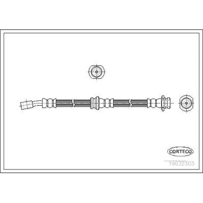 Brzdová hadice CORTECO 19032303