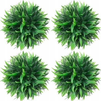 Umělé buxus koule 4 ks 15 cm