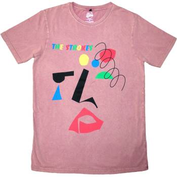 The Strokes Abstract Face (Stone Wash) Kashmir Red XL Риза (STROKSTNW11MKR04)
