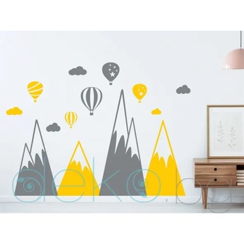 Image 1 of Планини с балони и облаци - комплект (1210)