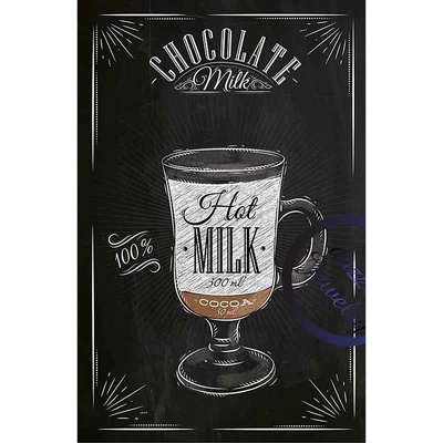 Ceduľa Chocolate Milk