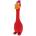 Kerbl Latex Birds - латексова играчка за кучета - птица червена, с пищялка 28 см, Германия - 86296