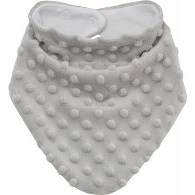 Esito Šátek na krk Minky podšitý bavlnou stříbrná – Sleviste.cz