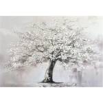 Styler Картина с ръчно изрисувани елементи 70x100 cm White Tree - Styler (CA-15592)