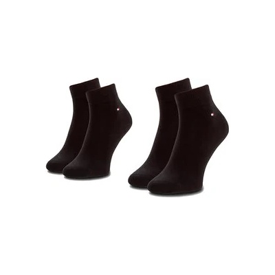 Tommy Hilfiger Комплект 2 чифта къси чорапи мъжки 342025001 Черен (342025001)