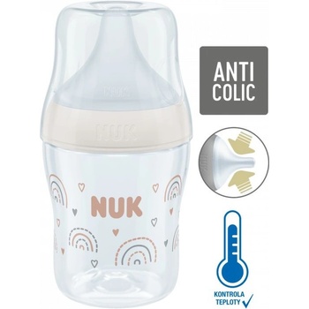 Nuk Perfect Match láhev s kontrolou teploty bílá 150ml