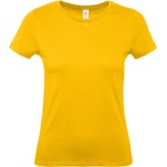 B&C Collection B&c e150 / Дамска тениска с обло деколте - златна xxl (01002t21005)