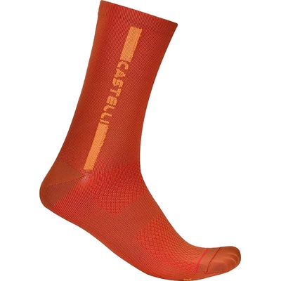 Castelli Mango Linea Logo 15 sock Paprika/ mojito