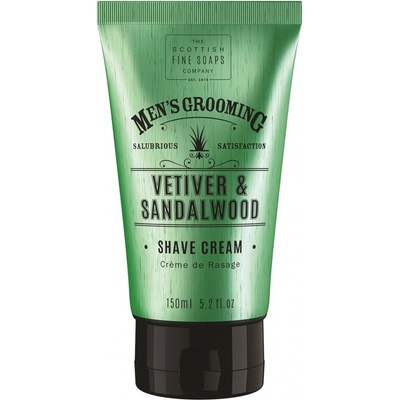 SCOTTISH FINE SOAPS Pánský Krém na holení Vetiver a Santalové dřevo, 150 ml