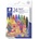 STAEDTLER Пастели STAEDTLER "Noris 220", 24 различни цвята 220 08 C24 PE/220 NC24 (220 08 C24 PE/220 NC24)