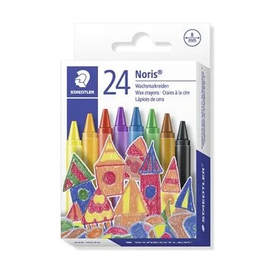 STAEDTLER Пастели STAEDTLER "Noris 220", 24 различни цвята 220 08 C24 PE/220 NC24 (220 08 C24 PE/220 NC24)
