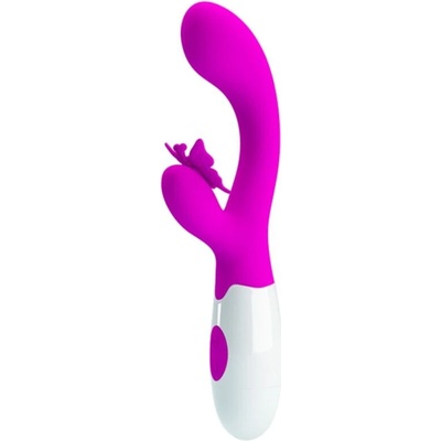 Pretty Love Butterfly Kiss Rabbit Vibrator Pink
