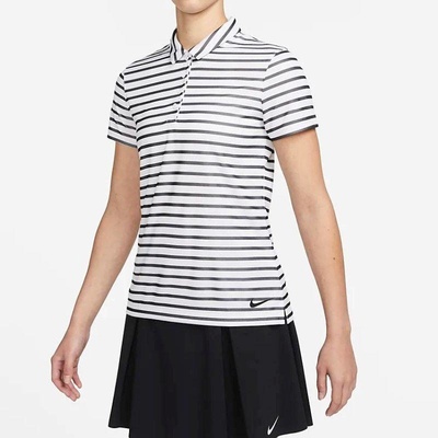Nike Dámska polokošeľa Golf Victory SS PRINT čierna