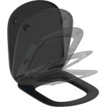 Ideal Standard Tesi - Тоалетна седалка със система „softclose, черна T3529V3 (T3529V3)