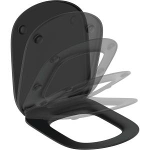 Ideal Standard Tesi - Тоалетна седалка със система „softclose, черна T3529V3 (T3529V3)