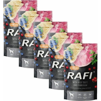 Rafi Adult GF Paté with Beef Tripe and Pork Ham 5 x 500 g