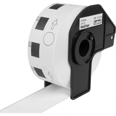 PRINTLINE kompatibilní s Brother DK-11219, papírové kulaté štítky průměr, 12mm, 1200ks PLLB16 – Hledejceny.cz