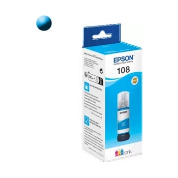 Atrament Epson 108 Cyan - originálny