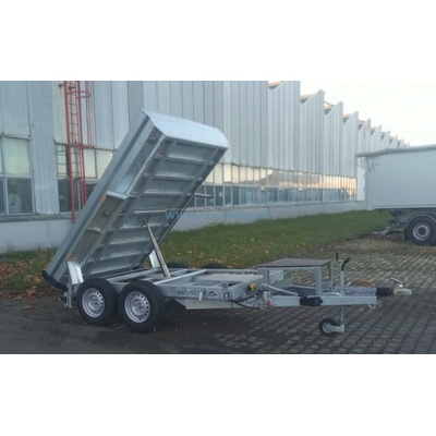 Zaslaw Přívěs WT350TH 1-stranný sklápěč kombi hydraulika + nájezdy 3500kg