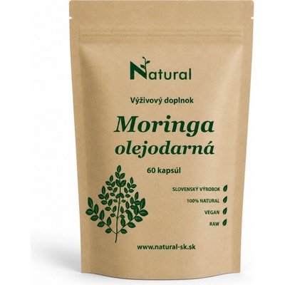 Natural Moringa olejodarná 310 mg 60 kapsúl