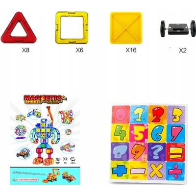 Alltoys magnetická stavebnica 32 ks