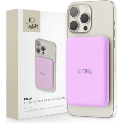 Tech-Protect PB10 5000mAh fialová