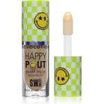 Revolution Beauty Happy Pout Shimmer Lip Gloss блясък за устни с блестящи частици цвят SunBeam 4.6ml