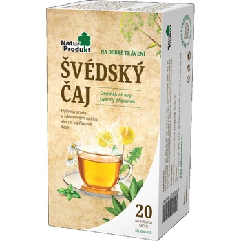 Leros Naturprodukt Švédský čaj 20 x 2 g