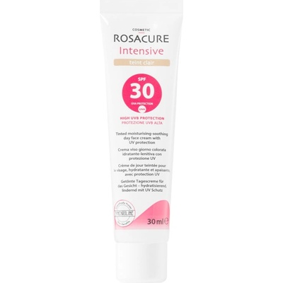 Synchroline Rosacure Intensive тонираща емулсия за чувствителна кожа със склонност към зачервявания SPF 30 цвят Clair 30ml